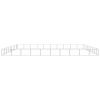 Dog Kennel Silver 968.8 ft² Steel